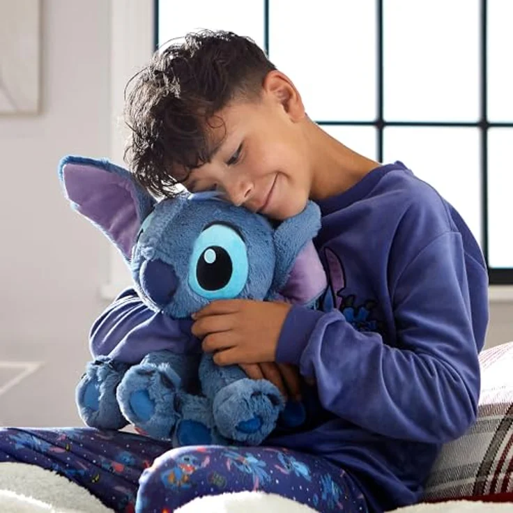 Disney Store Stitch Offizielles mittelgroßes Kuscheltier für Kinder, 38 cm, Kuscheltier mit Stickereien, Plüschoberfläche und beweglichen Schlappohren, geeignet ab 12 Monaten – Bild 4