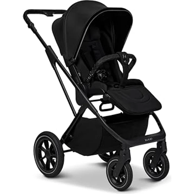 Moon PIÙ Kinderwagen / Kombikinderwagen, vielseitig und komfortabel für Kinder, schwarz – Bild 6