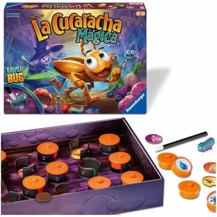 Ravensburger La Cucaracha Magica, Kinderspiel Brettspiel für magische Action, hochwertig – Bild 3