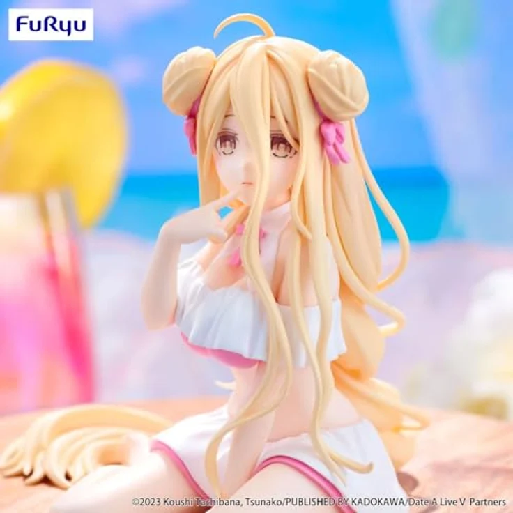 FuRyu Date A Live V Noodle Stopper PVC Statue Mukuro Hoshimiya Swimsuit Ver. 13 cm, detailreiche Sammelfigur – Bild 2