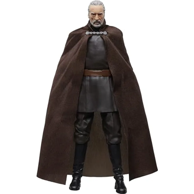 Star Wars The Black Series Count Dooku, 20-jähriges Jubiläum Action-Figur (15 cm) mit Lichtschwert und beweglichen Gelenken
