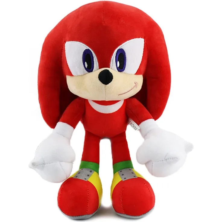 Sonic SEGA Kuscheltier Sonic The Hedgehog rot 30cm - Super weicher Plüsch Stofftier für Kinder