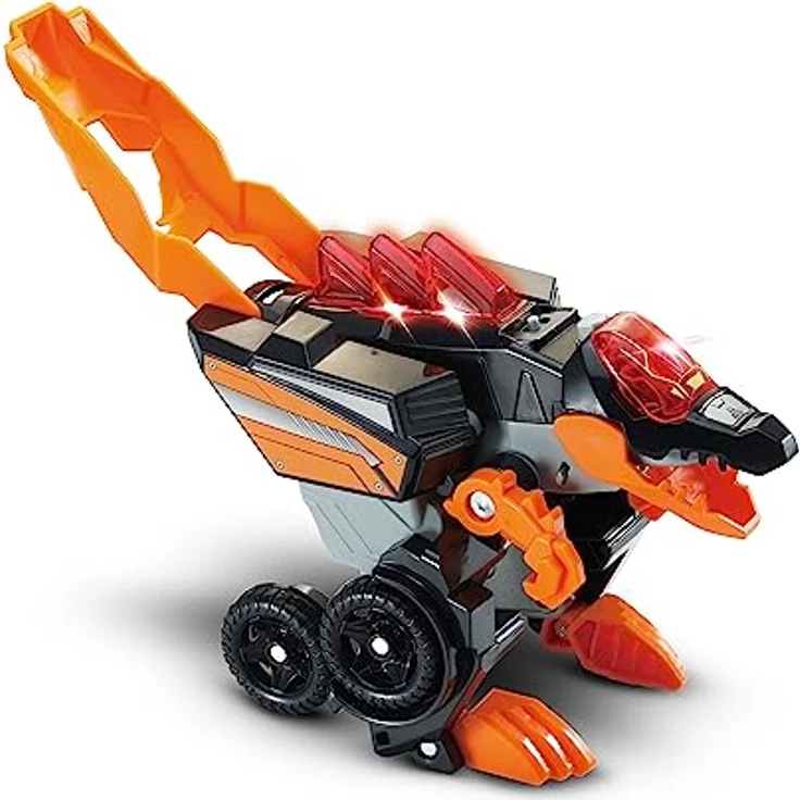 VTech Switch and Go Dinos Spinosaurus und Pterodaktylus – Dino-Auto-Transformer – 2-in-1 Spielzeug mit Dinostimme, Geräusch- und Lichteffekten – Für Kinder von 3-8 Jahren – Bild 3
