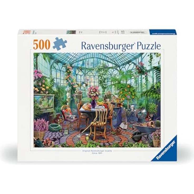 Ravensburger Greenhouse Mornings 500 Teile Puzzle für Erwachsene, handwerkliches Werkzeug mit perfekter Passform, Made in Germany – Bild 2