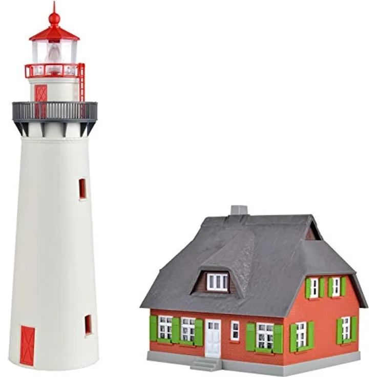 Kibri 39153 - Leuchtturm Hiddensee H0, Maßstab: Spur H0 (1:87), Kunststoff Bausatz