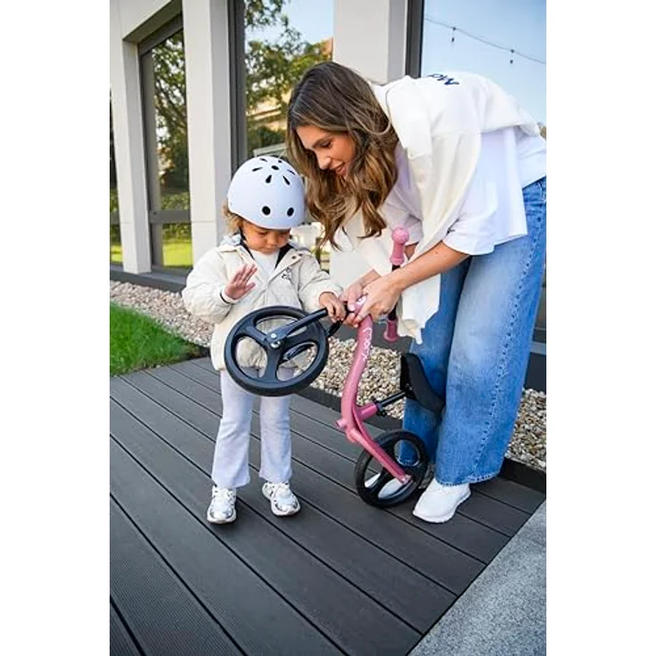 MoMi Laufrad Isoka 10 Zoll, mit höhenverstellbarem Sattel, LED-Leuchträdern & Dynamo, bis 35 kg – Bild 16