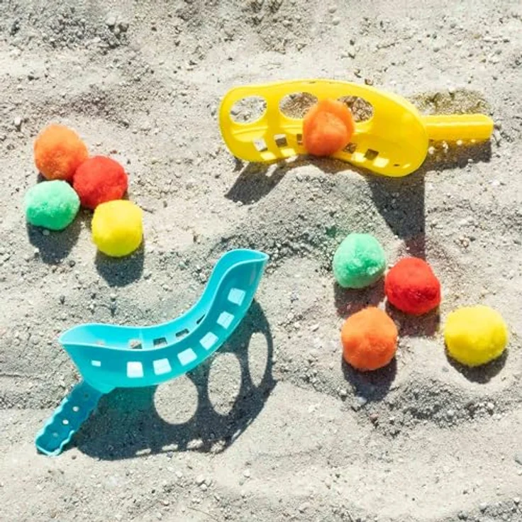 SES Creative Splash Wasserbälle Fangspiel, Wiederverwendbare Wasserball-Alternative mit 2 Wurf- und Fangkörben, Ideal für Garten und Pool, ab 3 Jahren – Bild 3