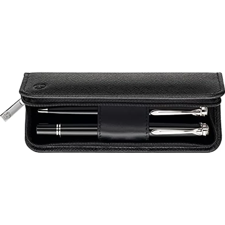 Pelikan 958025 Genarbtes Leder-Etui, schwarz – Bild 2
