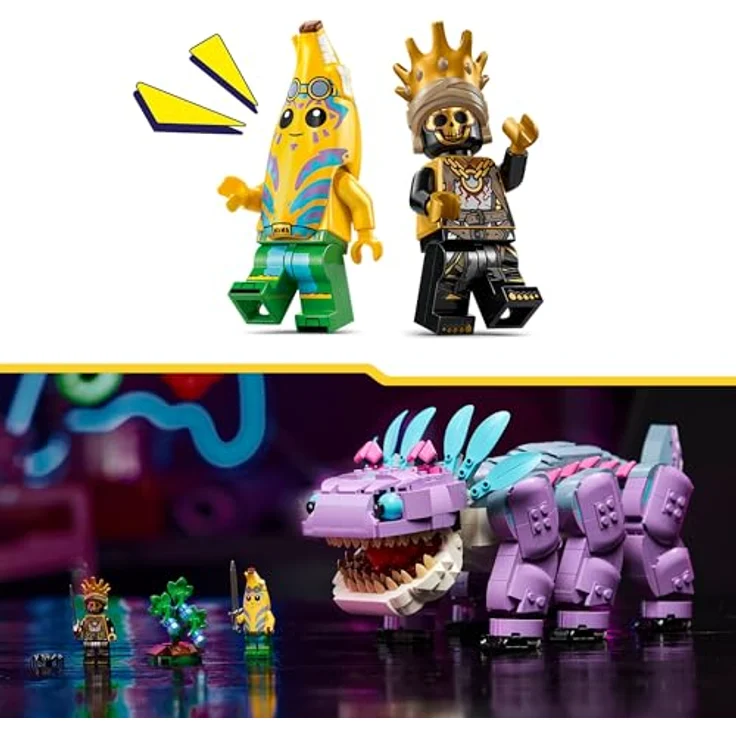 LEGO Fortnite Klombo Toy 77077, Dino Figur mit ORO und Island Peely Minifiguren, ab 10 Jahren, für Gamer und Spielzeugmonster-Fans – Bild 5