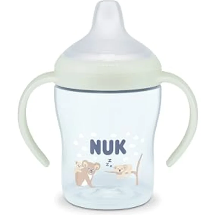 Nuk PP-Trinklernflasche Perfect Match, 150 ml mit Silikon-Tülle, Koala, ergonomische Griffe, auslaufsicher und nachts leuchtend – Bild 4