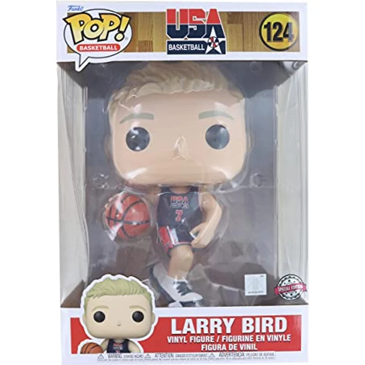 Funko Basketball Super Sized Jumbo POP! Vinyl Figur Larry Bird (Team USA) 25 cm, Sammelfigur in guter Qualität – Bild 1