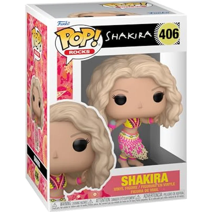Funko Pop! Rocks: Shakira - Waka Waka - Vinyl-Sammelfigur, 9,5 cm, Premium Vinyl, ideales Geschenk für Sammler und Musikfans – Bild 1