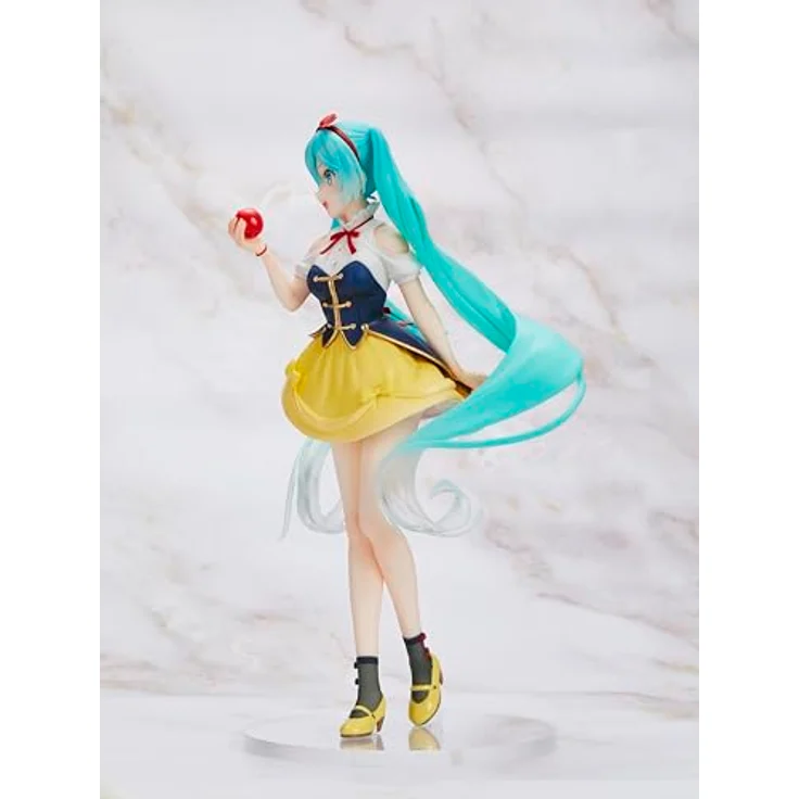 Taito Hatsune Miku PVC Statue, Wonderland Snow White, 18 cm, offizielles Lizenzprodukt mit Standfuß – Bild 3