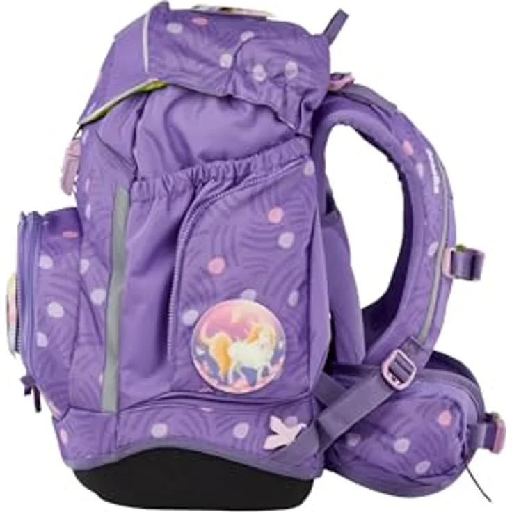 ergobag Pack Set, ergonomischer Schulranzen 6-teilig für 1. Klasse, flexibel, mit individuellem Design und Reflektoren, 28 x 40 x 25 cm – Bild 3