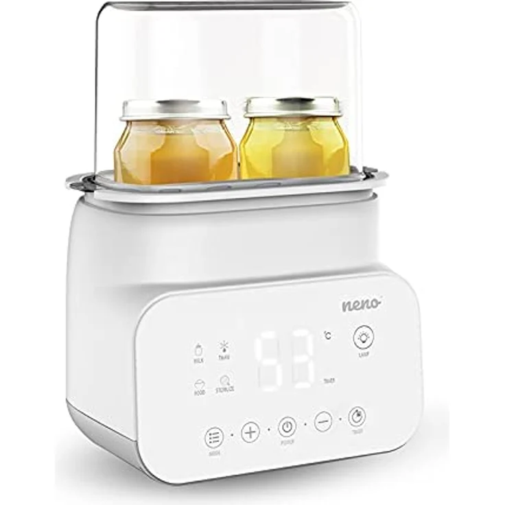 Neno® VITA 5 in 1 Babyflaschensterilisator und wärmer - Regelbarer Dampfsterilisator für Babyflaschen - 4 Betriebsarten - Schnell und einfach zu bedienen – Bild 2