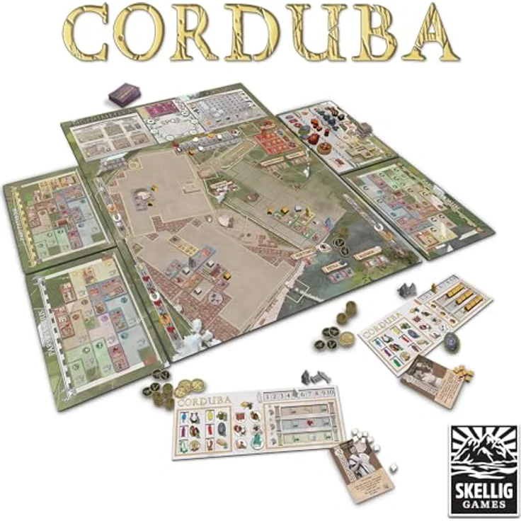 Skellig Games Corduba, Expertenspiel für 1-4 Spieler, Worker-Placement, 90-180 Minuten Spieldauer, Deutsch – Bild 3