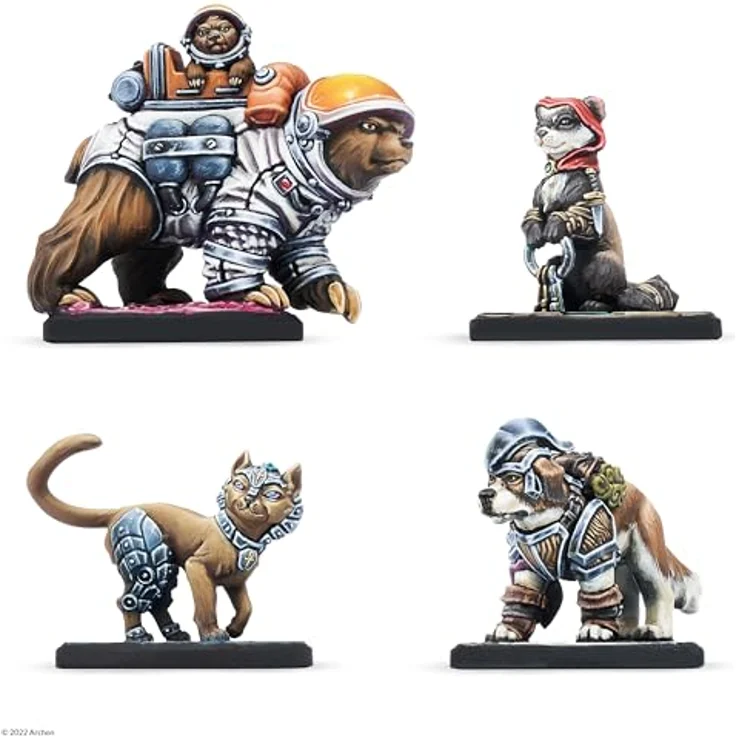 Archon Studio 67818 Animal Companions Zubehör, Mehrfarbig, Medium für Dungeons & Lasers – Bild 5