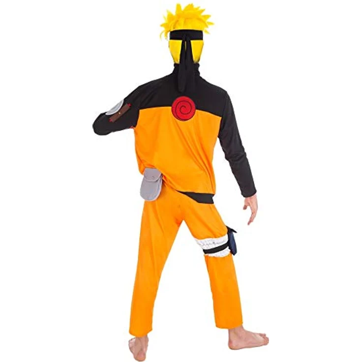Chaks Naruto-Kinderkostüm Faschingskostüm orange-schwarz 116 (5-6 Jahre) – Bild 2