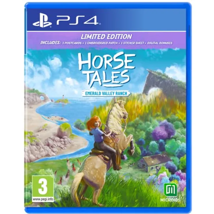 Microids Horse Tales: Emerald Valley Ranch Limited Edition, PS4 Spiel mit exklusiven Inhalten