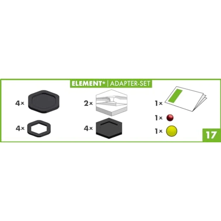 Ravensburger GraviTrax Element Adapter-Set - Erweiterbare Kugelbahn für Kinder, Interaktive Murmelbahn, Lernspielzeug und Konstruktionsspielzeug ab 8 Jahren – Bild 2
