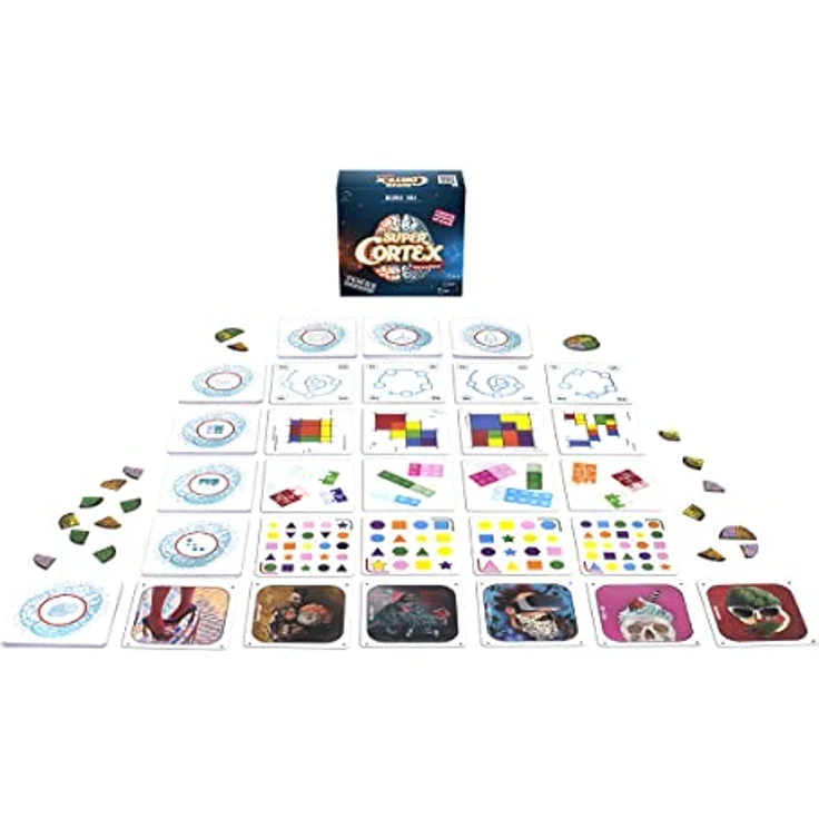 Rebel Super Cortex, Brettspiel mit 90 Denkrätseln zur Förderung von Gedächtnis und Logik – Bild 3
