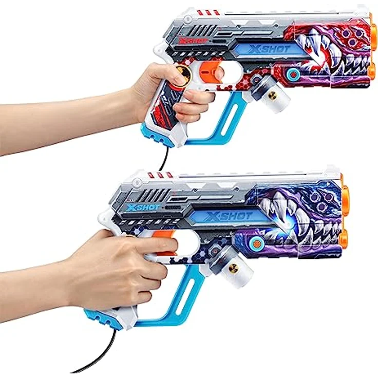 ZURU XShot - Skins Laser 360° Blaster Set, Lasertag-Erlebnis für bis zu 4 Teams, multicolor – Bild 3