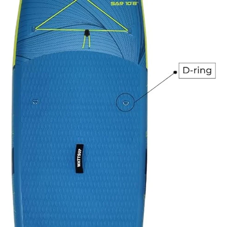WattSUP Sar 10.8 SUP Board Stand Up Paddle Surf-Board Paddel ISUP 325x84cm, blau – Bild 9