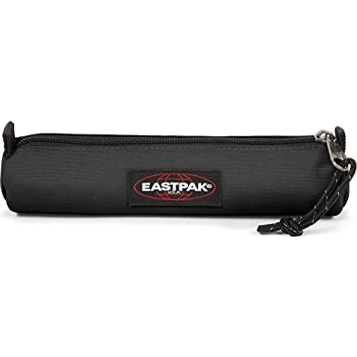 EASTPAK SMALL Round Single Federmäppchen - Klassisches Design aus Nylon, Schwarz