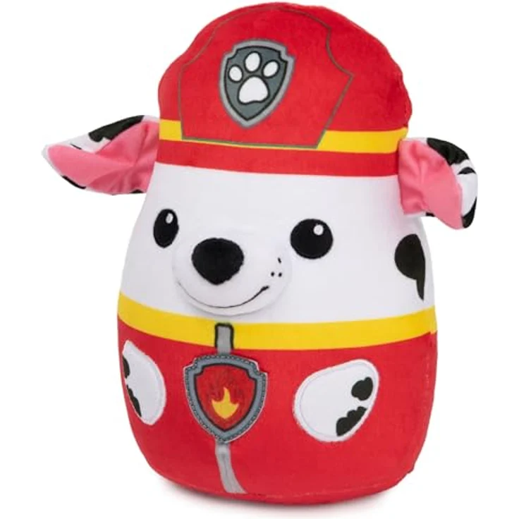 Spin Master Psi-Patrouille: Super-Soft-Marshall 20cm, Kuscheliger Plüschhund in klassischem Design – Bild 3