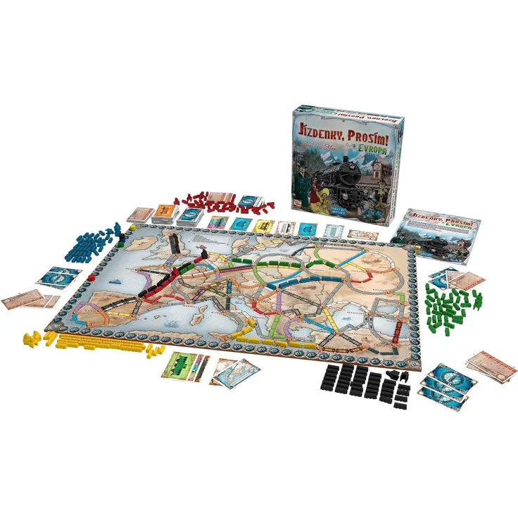 ADC Blackfire Spielkarten, bitte! Europa - Brettspiel mit europäischem Reise-Thema