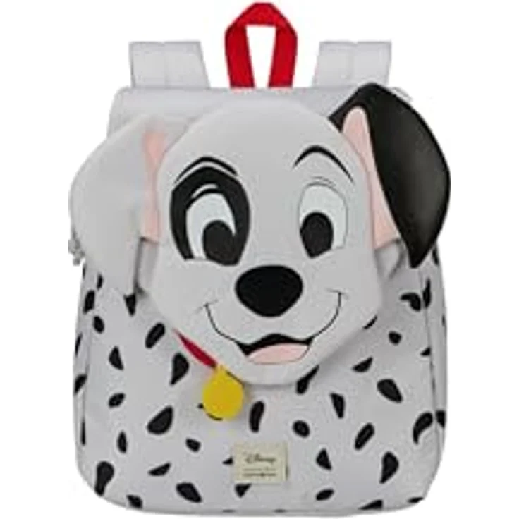 Samsonite Happy Sammies Disney - Kinderrucksack S, 27.5 cm, 7.5 L, Mehrfarbig (Dalmatian Patch) mit ergonomischen Rucksackriemen und reflektierenden Streifen, recyceltes Material – Bild 2