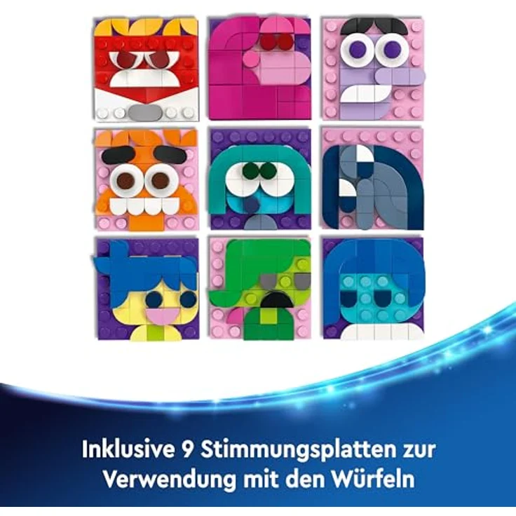 LEGO Disney Alles Steht Kopf 2 Stimmungswürfel von Pixar, Baukasten mit Freude und Zweifel, Geschenk für Kinder ab 9 Jahren – Bild 4
