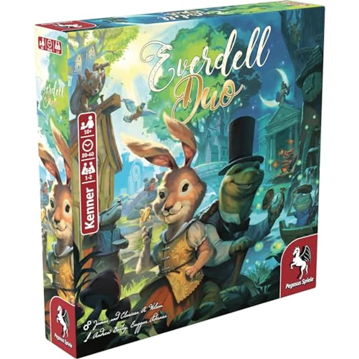 Pegasus Spiele Everdell Duo, Brettspiel für 2 Spieler, strategisches Kennerspiel – Bild 1