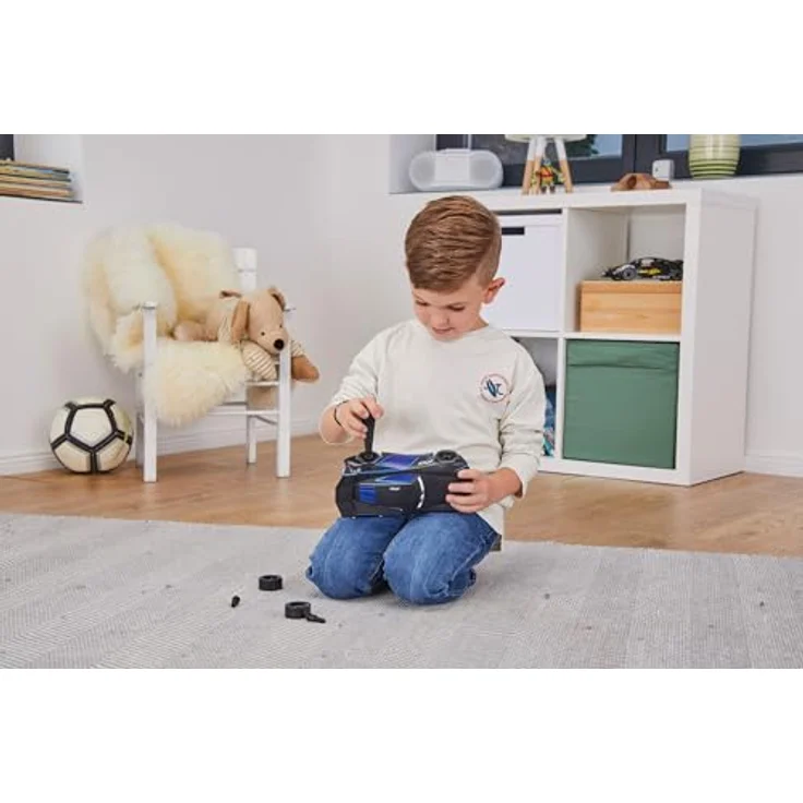Revell® Modellbausatz Build&Play, Disney Pixar CARS Jackson Storm, mit Licht- & Soundeffekten, schwarz mit blauen Neon-Akzenten, ab 4 Jahren – Bild 7