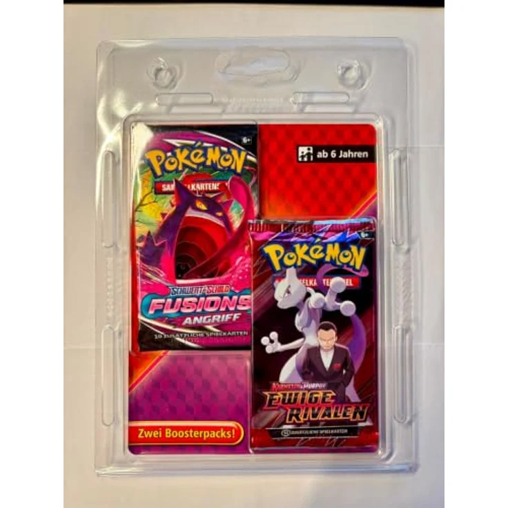 AMIGO Pokémon 2 Pack Blister Obsidian Flammen & Reisegefährten, 2 Booster Packs, Deutsch – Bild 1