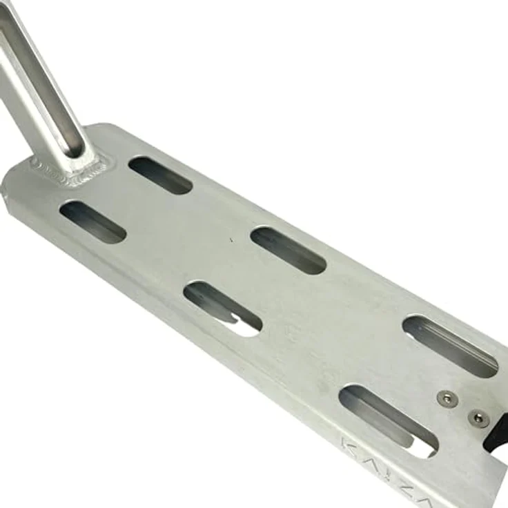 Longway Scooters Kaiza V4 Stunt-Scooter Deck 480mm 1085g Raw - Leichtes Aluminium-Deck für fortgeschrittene Park-Fahrer – Bild 4