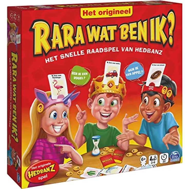 SwimWays RARA was Bin ich? – Das schnelle Ratespiel für die ganze Familie – Neuauflage mit tollen Stirnbändern, 6 Stirnbänder in verschiedenen Designs