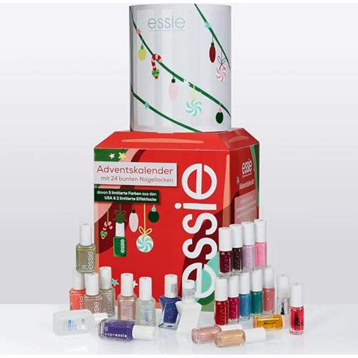 essie Adventskalender Essie Adventskalender 2024, Nagellack-Adventskalender mit 3D Design und exklusiven USA-Lacken – Bild 4