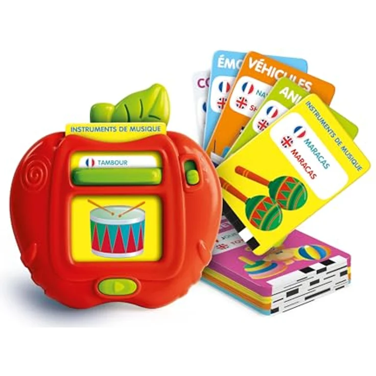 Clementoni My First 100 Words Bilingual, Lernspiel für Kinder ab 2 Jahren, Französisch, Kunststoff – Bild 2