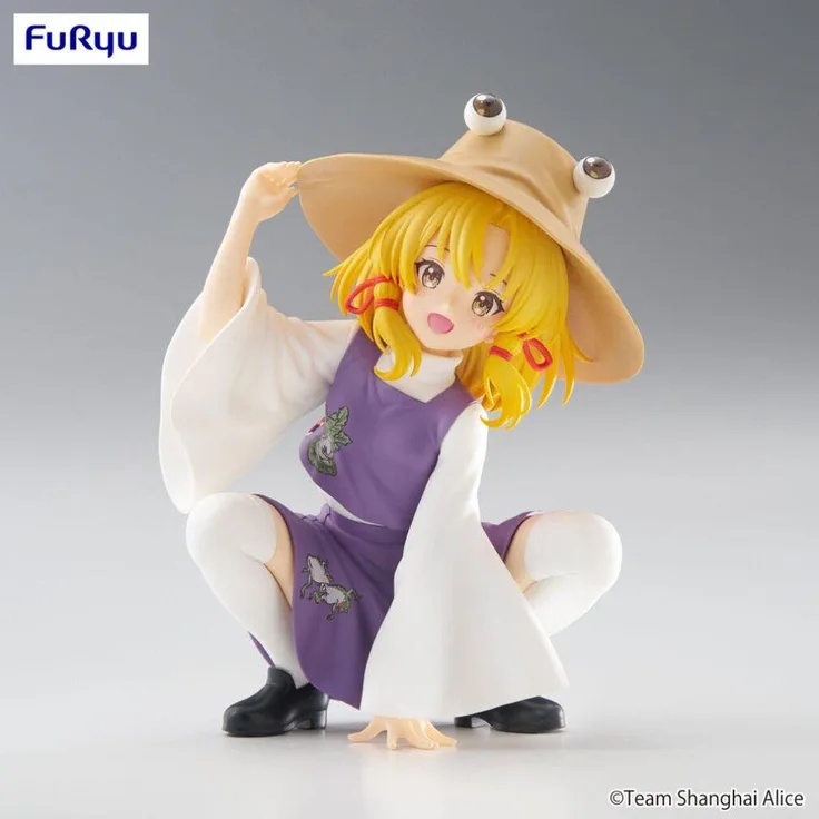 FuRyu Touhou Project Noodle Stopper PVC Statue Suwako Moriya, 9 cm, detailreiche Verarbeitung, dekoratives Küchenaccessoire