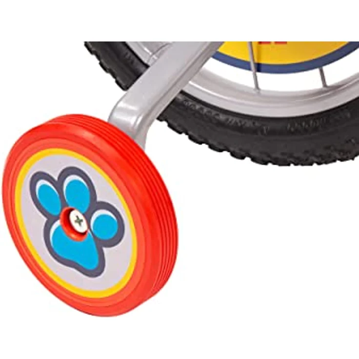Toimsa Kindervelo Rower dziecięcy 16" mit Aluminiumrahmen, mechanischem Scheibenbremssystem, Paw Patrol-Motiv, rot – Bild 8