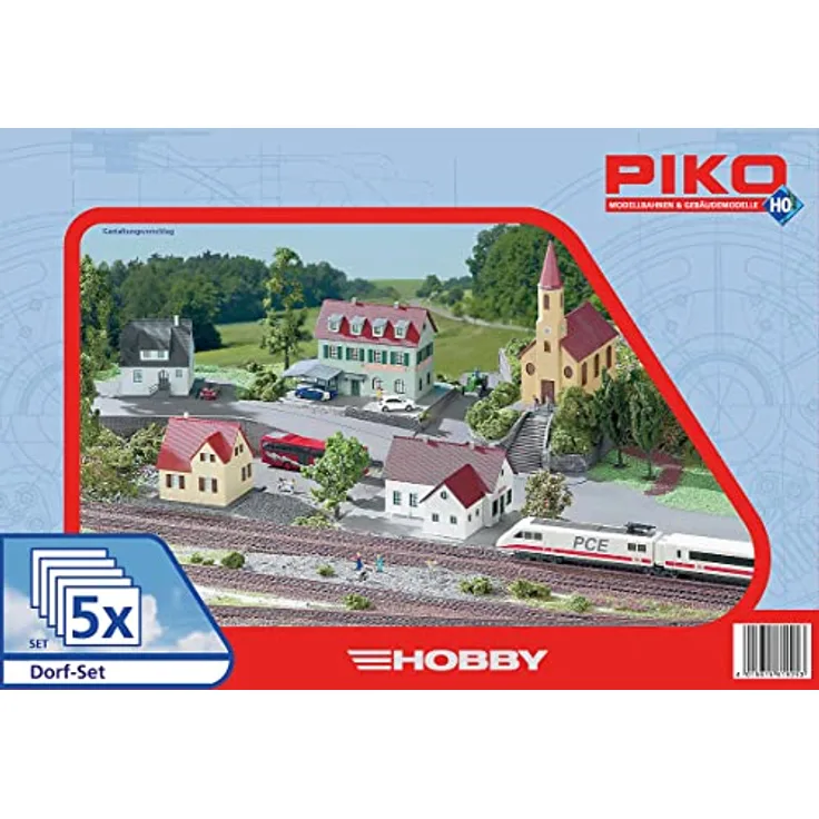 Piko 61925 5-teiliges Dorfset