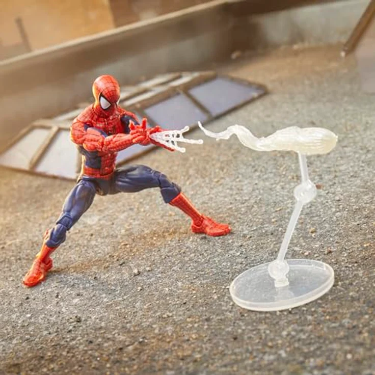 Hasbro Marvel Legends Maximum Series Spider-Man Actionfigur, 15 cm, rot, detailgetreu und aufwendig gestaltet – Bild 13