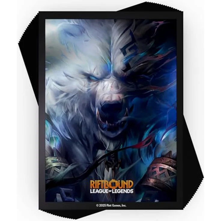 UVS Games Riftbound TCG: League of Legends Volibear Art Kartenhüllen, Standardgröße (100 ct) zur Kartenschutz – Bild 1