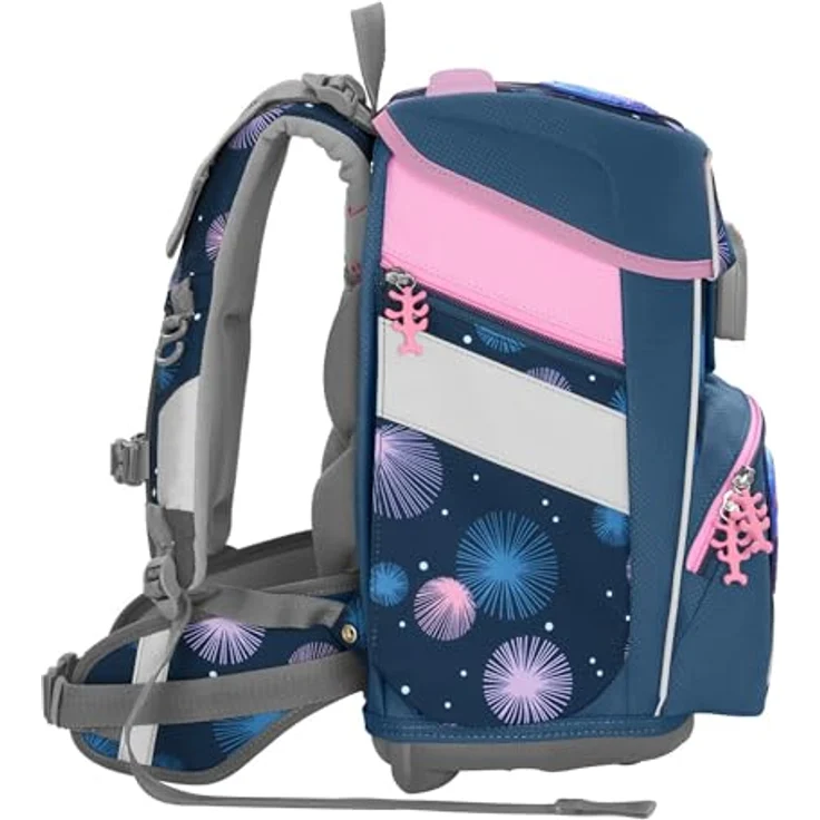 Step by Step Schulranzen-Set Space „Mermaid Delia“ 5-teilig, blau-rosa, ergonomischer Tornister mit Reflektoren, höhenverstellbar mit Hüftgurt für Mädchen ab der 1. Klasse, 20L – Bild 5