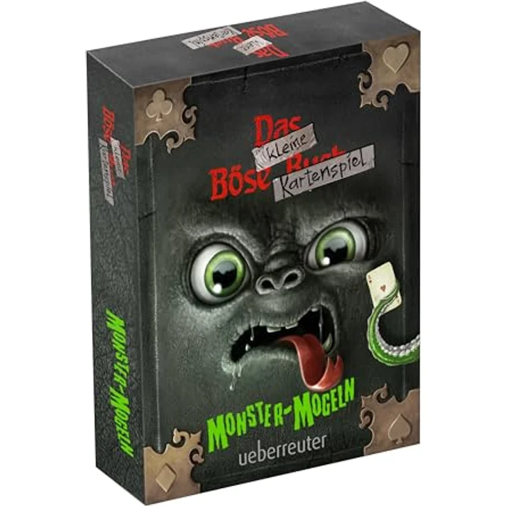 Ueberreuter Verlag Das kl. böse Buch Kartenspiel 2 Mogeln, strategisches Kartenspiel für 2-6 Spieler, Farbe: Weiß – Bild 1