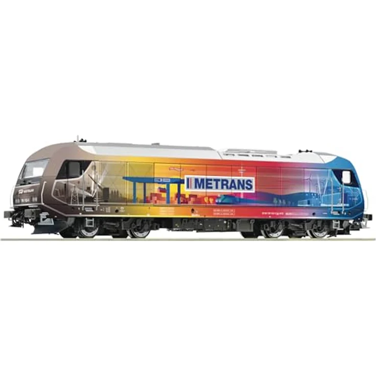 Roco H0 Ro Diesellok 761 102-3, Metrans (Dc) (102-3) - Modellbahnen - Metrans-Design, Maßstab 1:87 – Bild 2