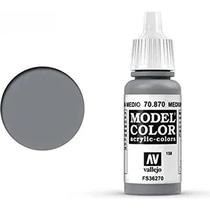 Vallejo VJ70911 911 Modellfarbe Acrylfarbe, 17 ml Flasche mit Pipette, ungiftig, hellorange – Bild 3
