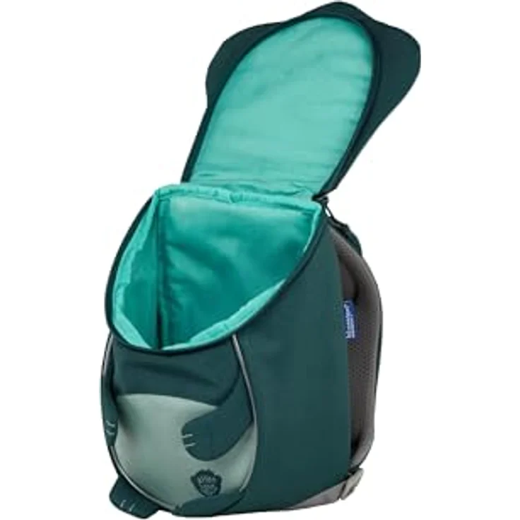Affenzahn Kleiner Freund Kindergartenrucksack, 26 cm, blauer Rucksack mit Brustgurt und Reißverschluss – Bild 6