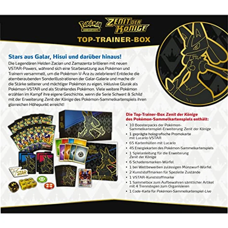 Pokémon 'Zenit der Könige Top-Trainer-Box', ab 6 Jahren, deutsch – Bild 4